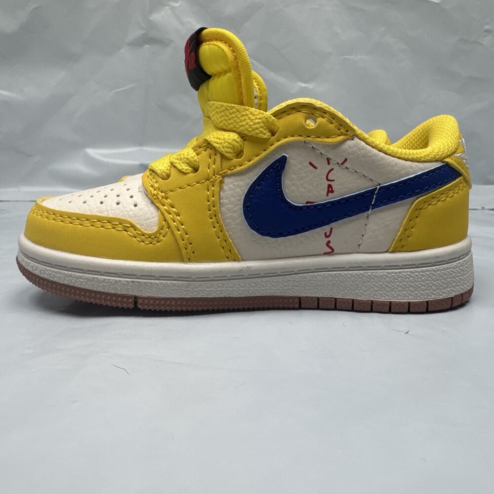 Air Jordan 1 Retro Low OG SP Travis Scott Canary (PS) Sz 8c DZ4137-700 B4